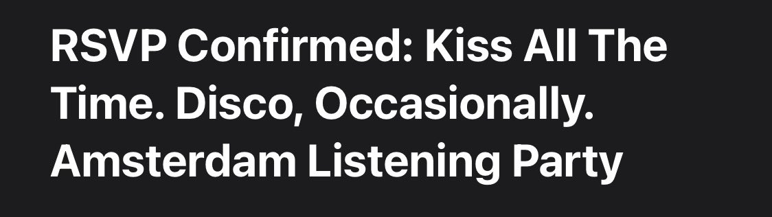 havent mentally prepared myself that i will listen to the album this friday already