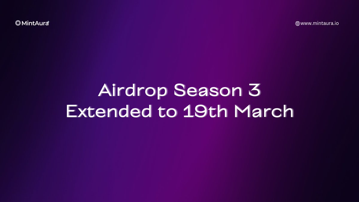 MintAura tweet media