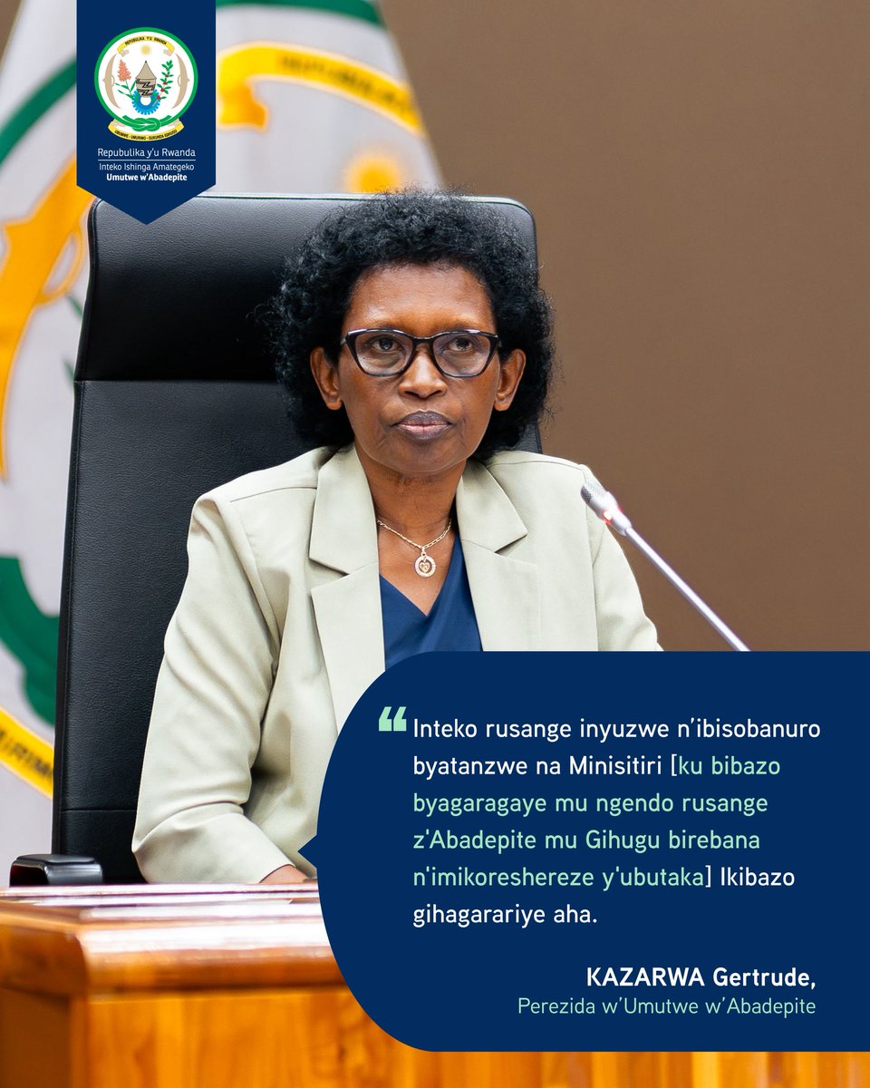 Rwanda Parliament tweet media