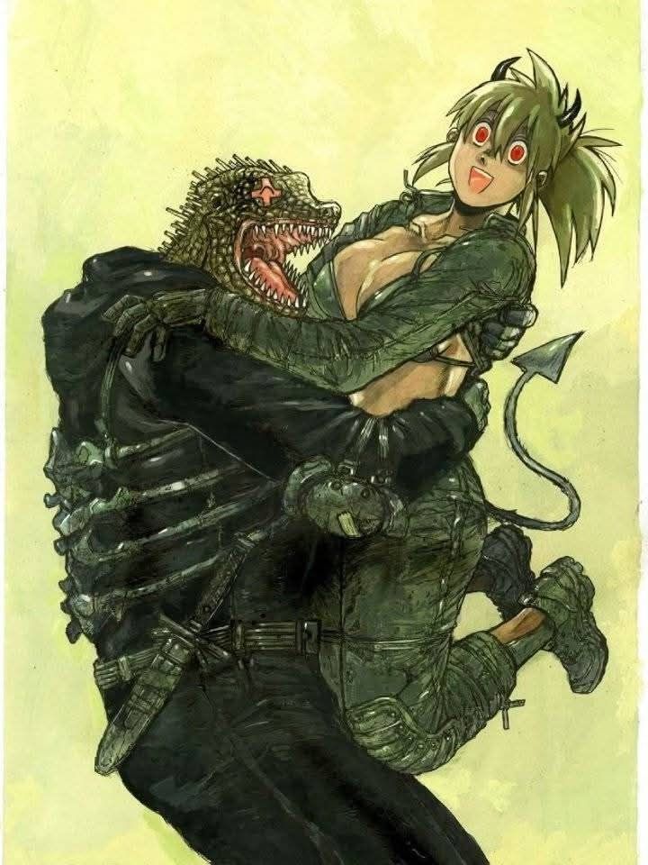 90sPiictures's tweet image. The art of Dorehedoro by Q Hayashida