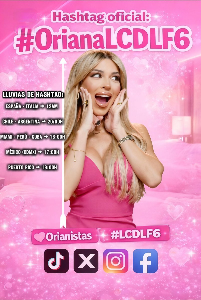 #OrianaLCDLF6 
#orianistas
#orianamarzoli
 da una 🌸
Stasera tutti a fare il tifo per la reina.Noi ci saremo. Lei una sicurezza ✨️👑✨️