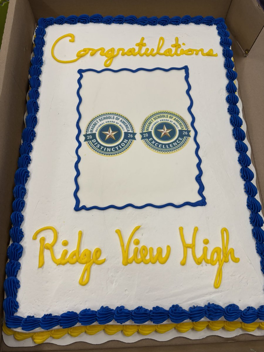 Ridge View High School: A Med Pro Magnet tweet media