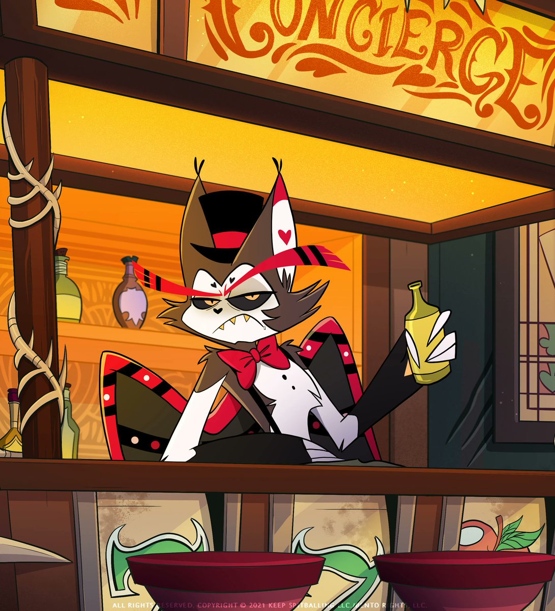 Hazbincrave's tweet photo. 🎉 Wishing a very happy birthday to Keith David, who plays Husk 🎲😺 He turns 70 today! 🎉

#HazbinHotel https://t.co/1e93uEMwJd