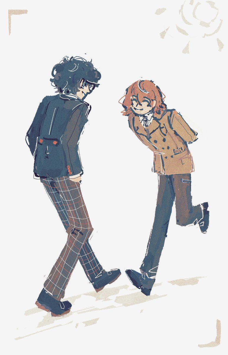 been thinking of that quirk akechi has of leaning forward