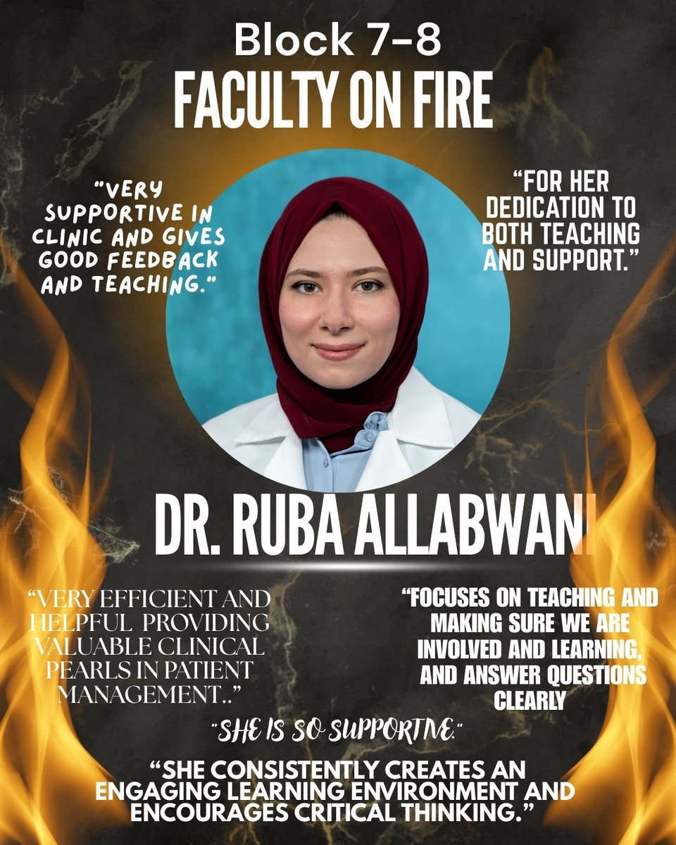 HurleyMSUPeds's tweet photo. Congratulations to our Blocks 7-8 Faculty on Fire! https://t.co/ySMlr49CmA