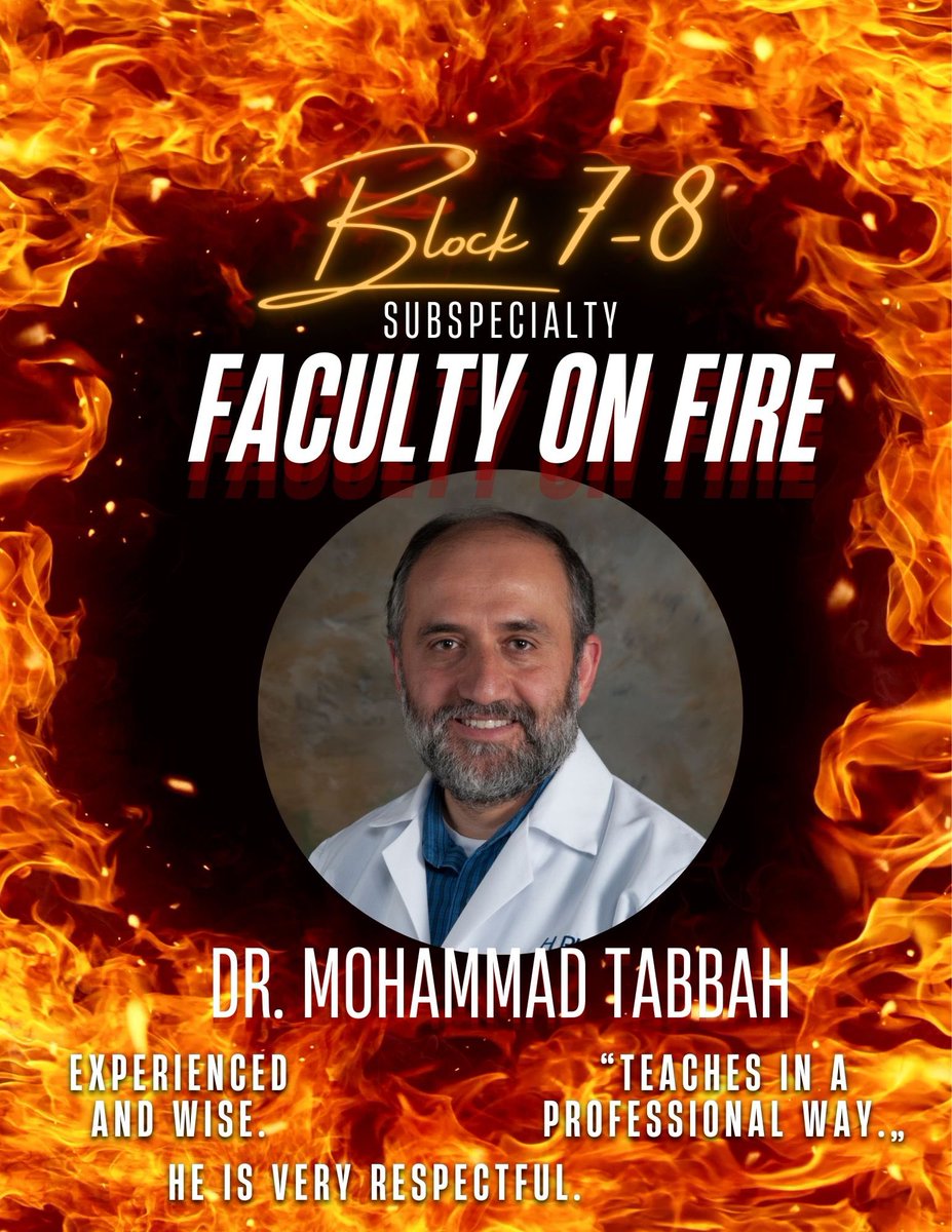 HurleyMSUPeds's tweet photo. Congratulations to our Blocks 7-8 Faculty on Fire! https://t.co/ySMlr49CmA