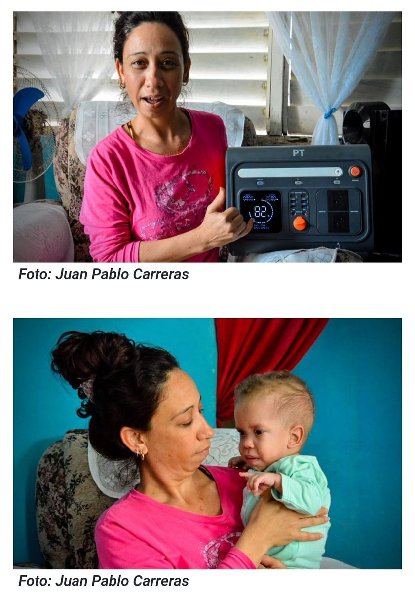 En medio de la orden ejecutiva firmada por el gobierno de EU Arianni Barrera González agradece el sistema de energía entregada en beneficio de su hijo Richard David García Barrera, de dos años, con diagnóstico de un síndrome de Costello, enfermedad rara.
#HolguínEsSalud 
#Cuba