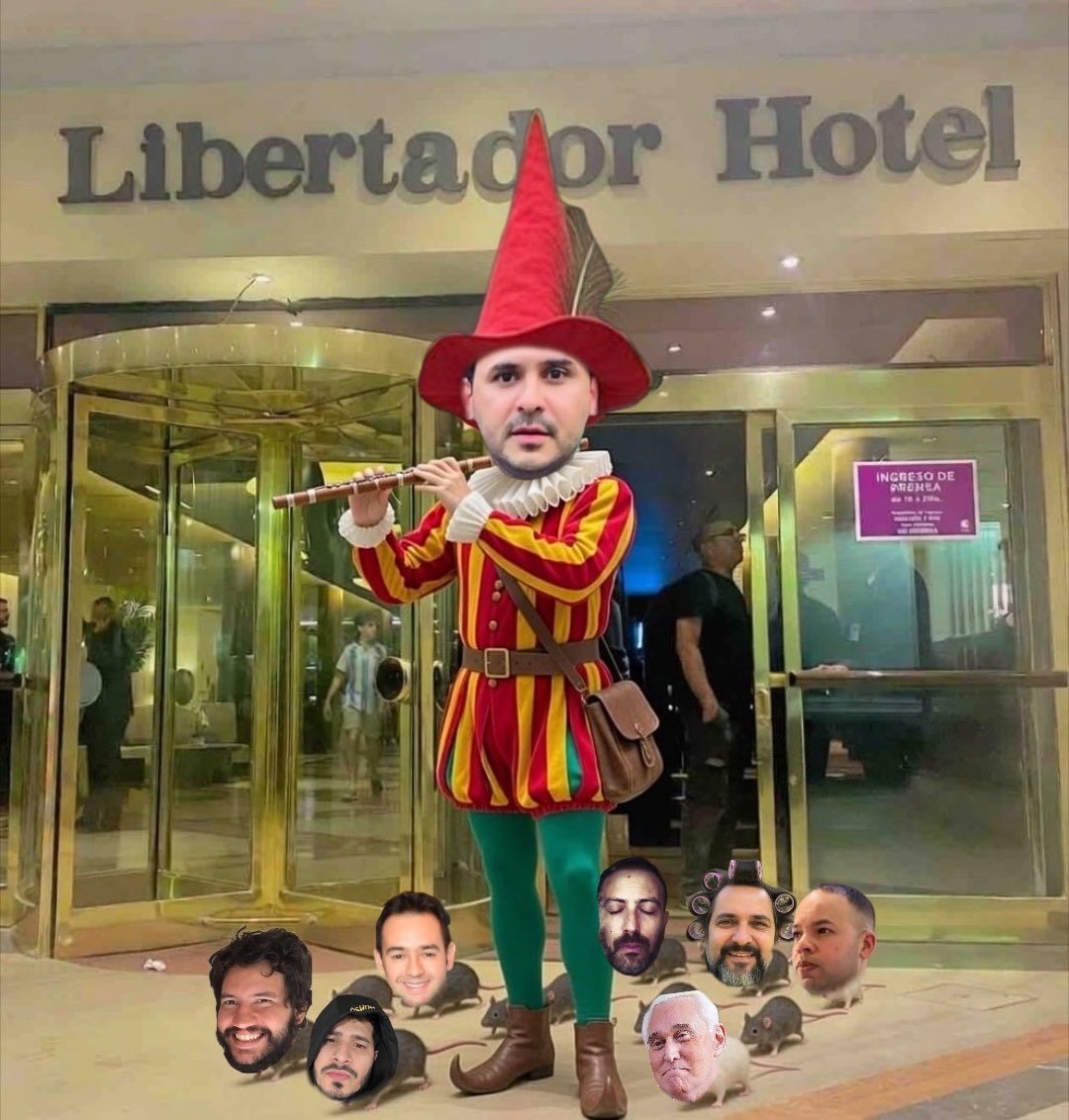 Bittar y sus ratas 🐀 

Conózcalos 

Da rt para que les llegue 

<a href="/Eduardo_Bittar/">Eduardo Bittar</a> <a href="/filipprl/">Filipp Rlog 🇺🇸</a> <a href="/Noelleal/">Noel Alejandro Leal Rojas</a> <a href="/ipoolgian/">Molotov</a> <a href="/MiguelFontan/">𝙈𝙞𝙜𝙪𝙚𝙡 𝙁𝙤𝙣𝙩á𝙣 </a> <a href="/RogerJStoneJr/">Roger Stone</a> 
🤣🤣🤣🤣