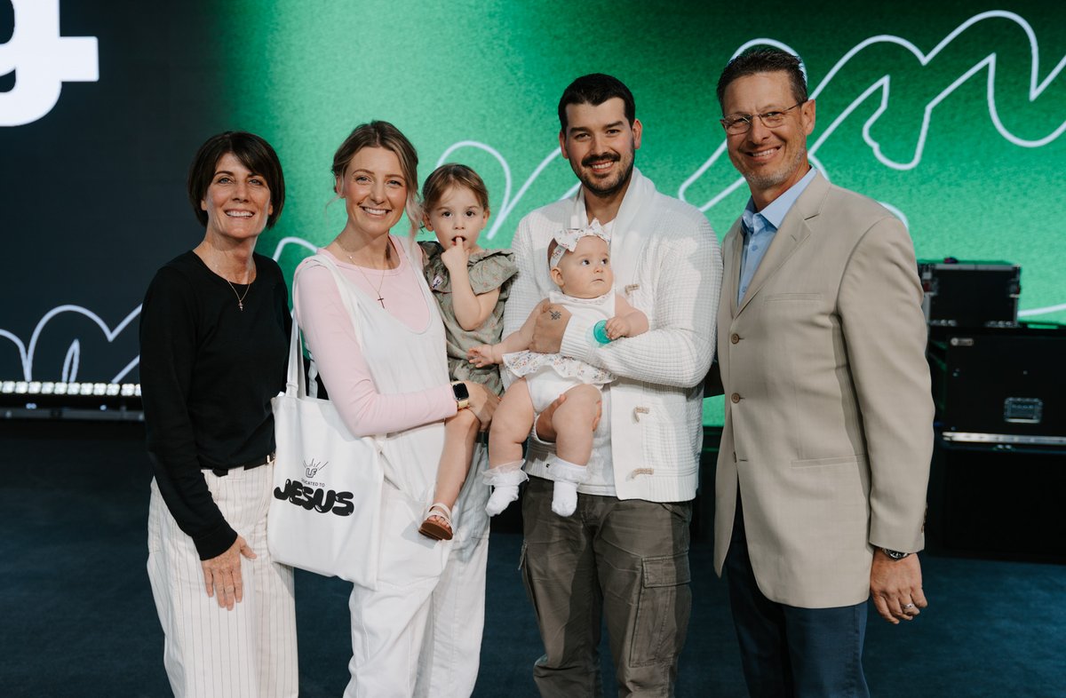 AthensLife's tweet photo. Family Dedication Sunday is a beautiful reminder that every family is a gift from God. 💚 We’re honored to pray over these families and stand with them as a church! https://t.co/m4xFDsktHN