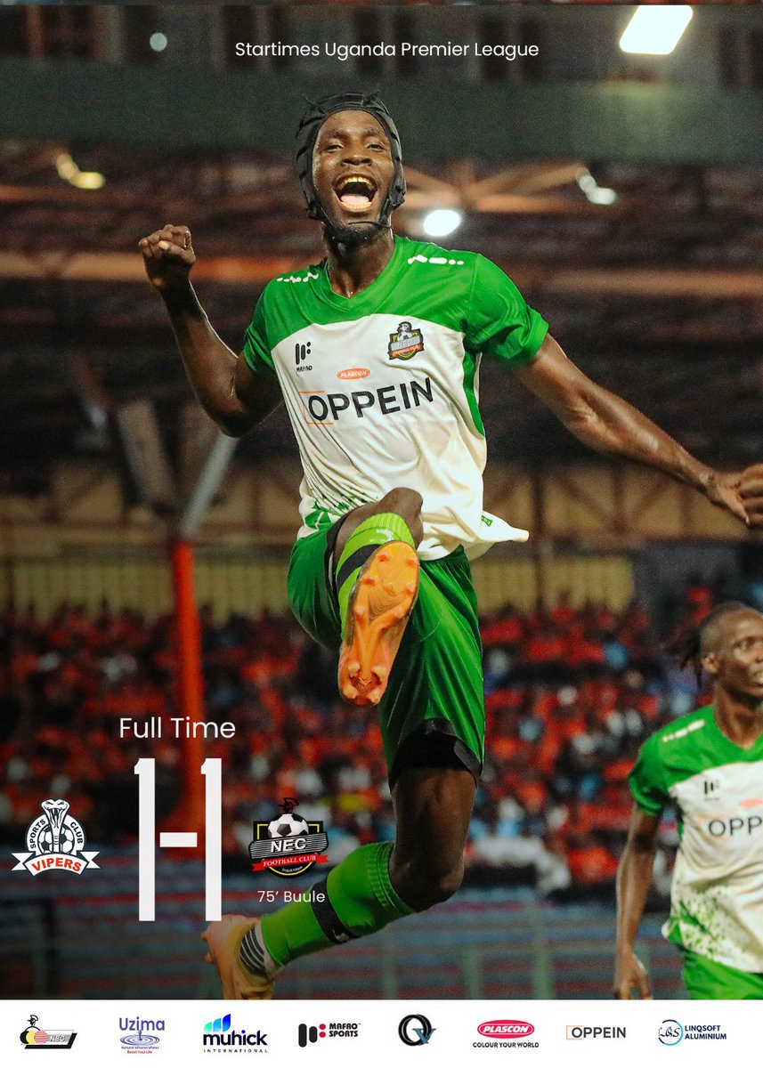 Nec_Fc's tweet photo. Hard-fought and earned. A point on the road 

#VIPNEC || #StarTimesUPL || #Diehards https://t.co/CfZL6jKWtg