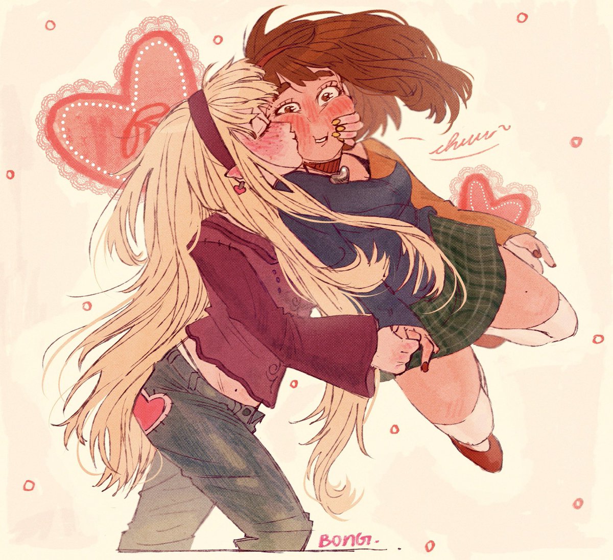 “ I think i love you, cherry pie” — Déyyess ( happy super duper late  valentines ) #togachako #togahimiko #Ochakouraraka