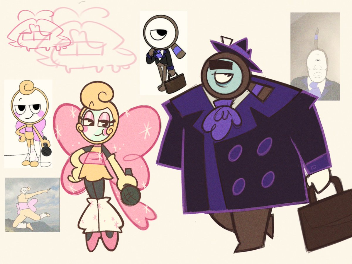 Full ref for my refdect designs ehe. Look at these creatures. Something something yaoi sizedif or whatever
