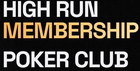 High Run Poker Club(High Run Tracker) tweet media