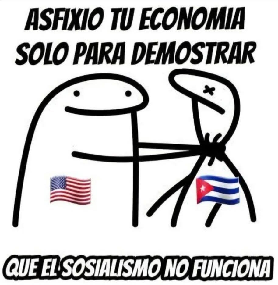 Bajo esta asfixia hemos vivido y resistido, sin embargo,  seguimos de pie, porque 👉  #CubaEstáFirme 💪🇨🇺