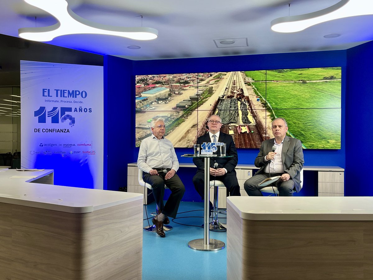 #Aestahora l El Presidente de Andemos, Andrés Cháves en los 115 años de confianza en <a href="/ELTIEMPO/">EL TIEMPO</a> como panelista.
