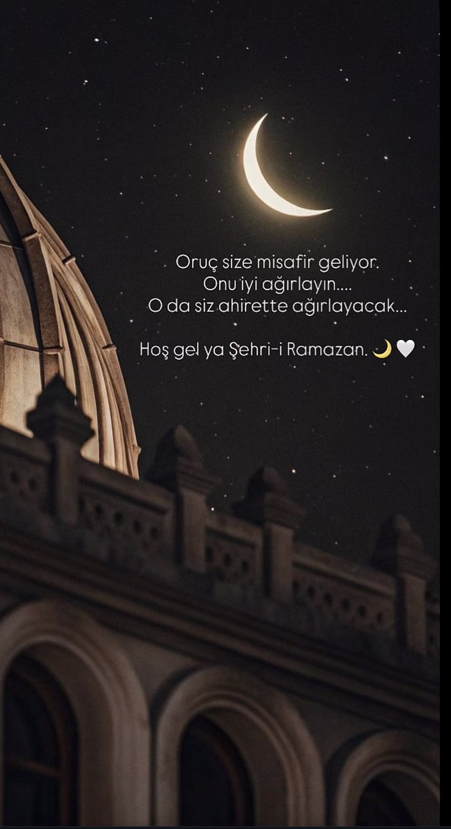 Ramazan geliyor diye sevinmek imandandır.

 | Hz. Ömer (r.a)