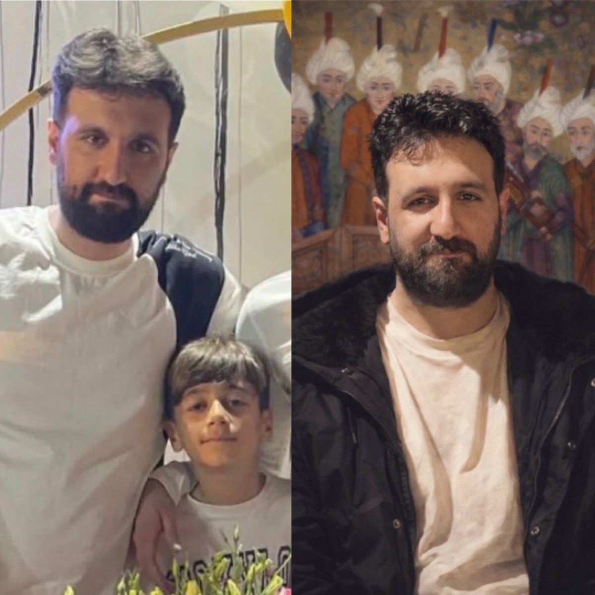 جاويدنام #شروين_جوادى 
٣١ ساله پدر دو فرزند ۶ ماهه و ۱۱ ساله 
در ۱۸ دی ماه در انديشه كرج
با شلیک ماموران رژیم به قلبش کشته و جان فدای میهن شد 
سامیار کوچک بی تابی میکند که چرا نامی از پدرش نیست 
لطفا به سامیار بگید که تمام ایران پشت او و عزادار پدرش است
#IranMassacre