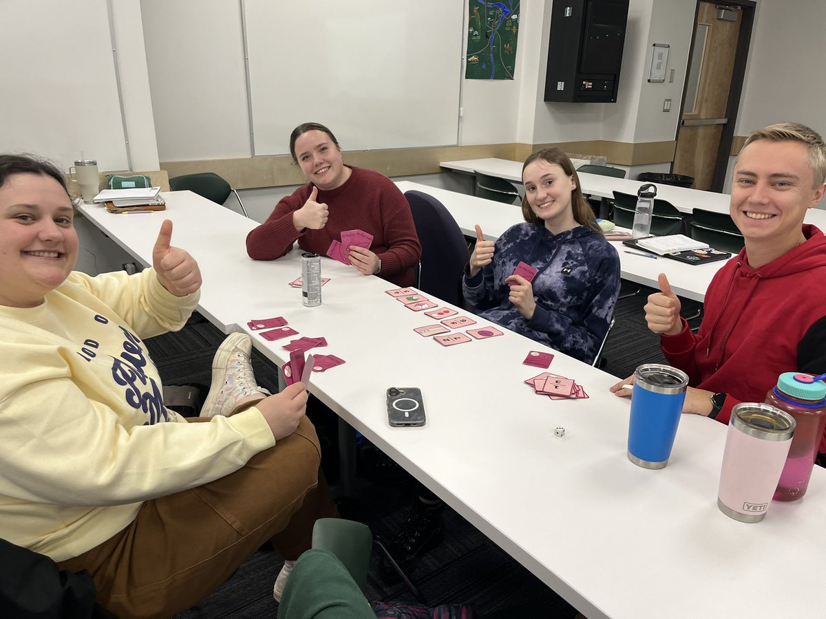 EducationUnbc's tweet photo. Happy belated Family Day and Happy Lunar New Year!! Here are a few pics from a couple of weeks ago from the #EDUC376 with #SD57 Jennifer Dionne on piloting our Math Games. We appreciate our teacher education family and we wish you all the best luck in the new year!! #UNBCED 🎉🧧 https://t.co/rGSOVf0EXp