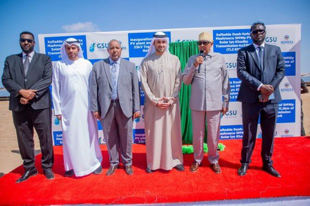شركة GSU الإماراتية دشّنت مشروع الطاقة الشمسية في بربرة بـ صوماليلاند، خطوة تعزز كهرباء ميسّرة ومستدامة وتدعم النمو الاقتصادي والبنية التحتية.

شراكات تنموية تصنع فرقاً حقيقياً على الأرض،
وطاقة نظيفة تمهّد لاقتصاد أقوى ومستقبل أكثر استدامة. 🇦🇪
