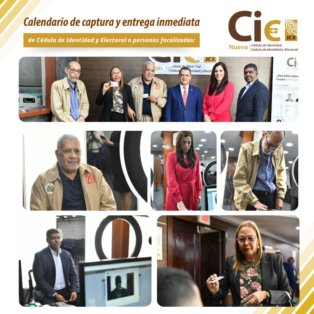 También realizaron el proceso de captura de datos biométricos y personales con entrega inmediata, las autoridades de los partidos Demócrata Popular (PDP) y la Unión Demócrata Cristiana (UDC). Durante la jornada hemos contado con la presencia del presidente de la JCE, Román Jáquez