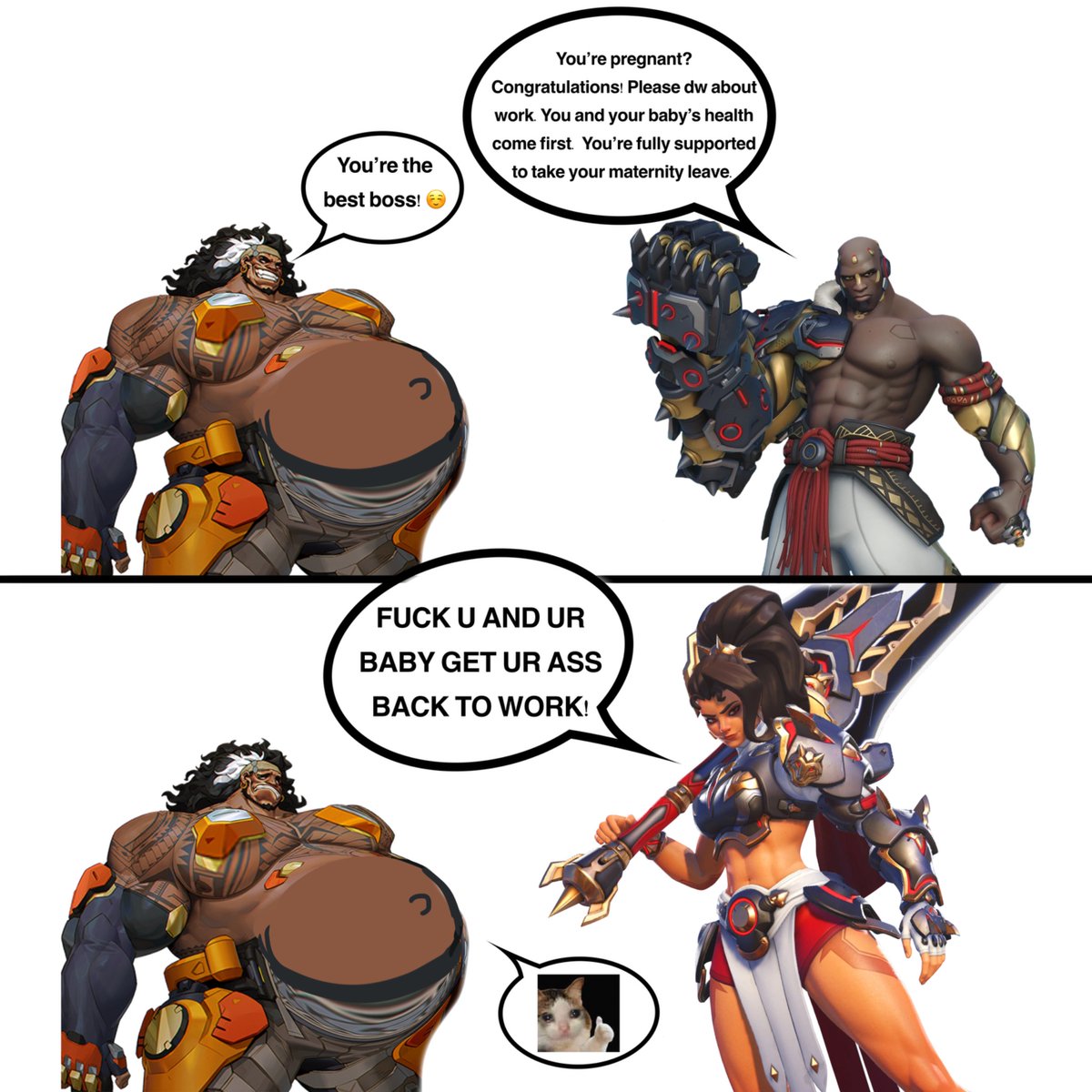 CrocodileSad's tweet image. New boss bad…