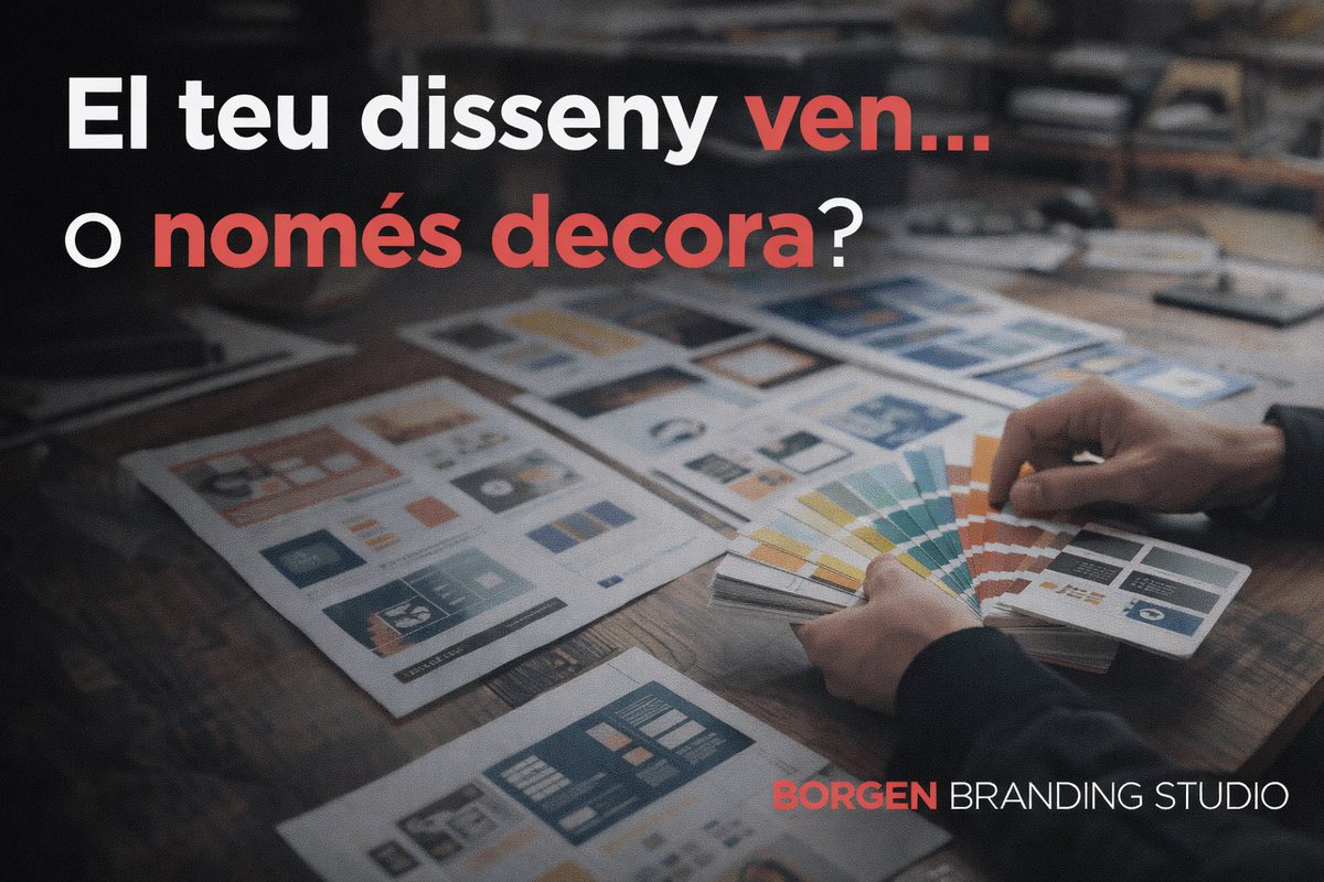 joanferrando's tweet photo. El teu disseny ven… o només decora?

Un logo bonic no és estratègia.
El bon disseny influeix, posiciona i converteix.

La teva marca ajuda a vendre… o només queda bé?

 https://t.co/I9mHlG3gmE https://t.co/FZE0p9Wbx0