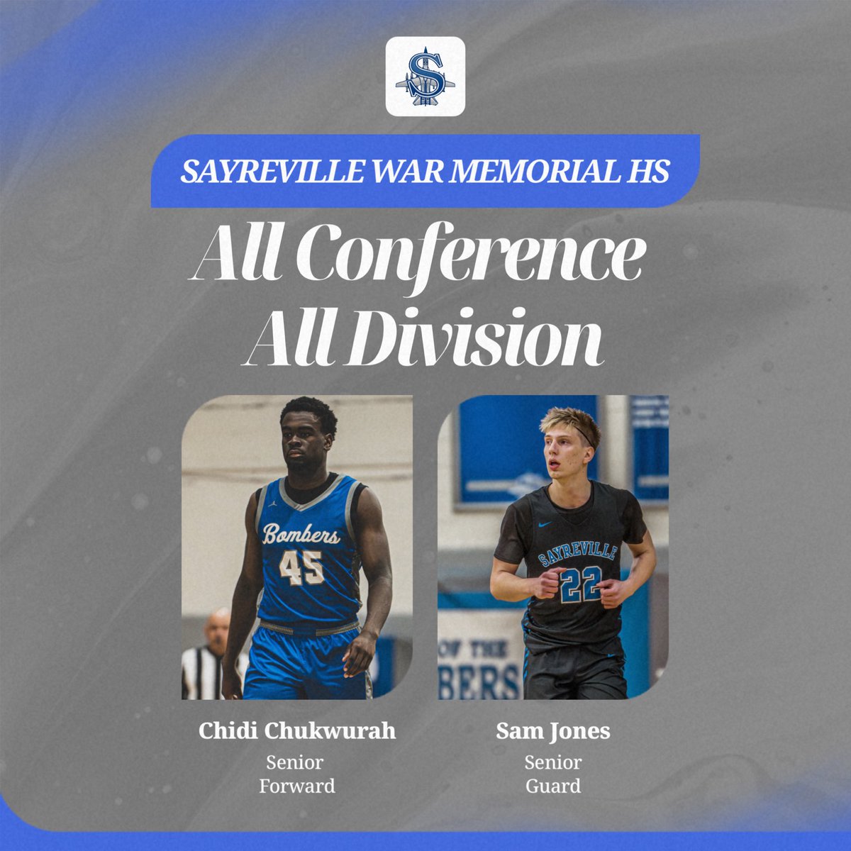 SayrevilleHoops's tweet photo. Congratulations to Chidi Chukwurah and Sam Jones for being named All Division and All Conference. https://t.co/PmAhrR3IYQ