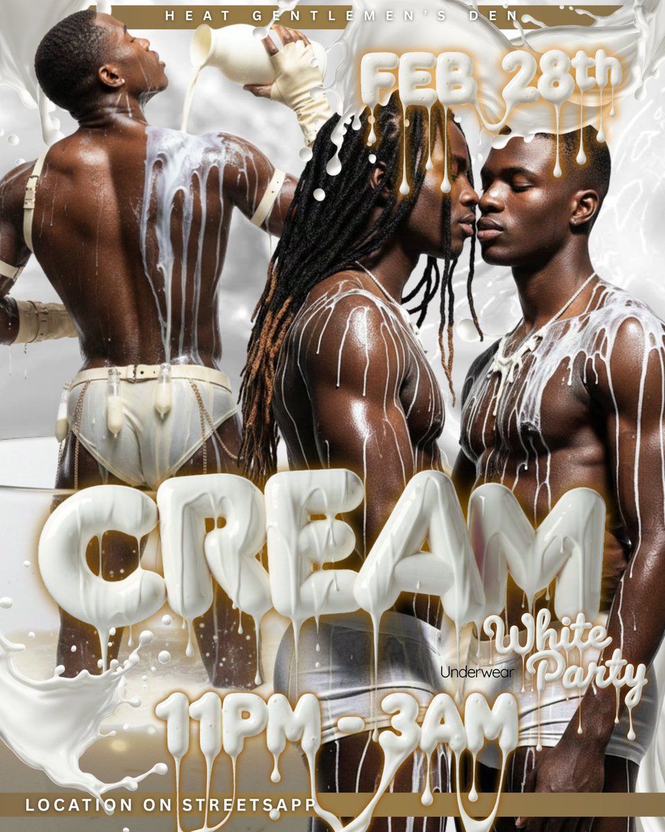 trey_pressley's tweet photo. Time to Run it Back!!! @HeatAtl 

Heat.. CREAM- WHITE PARTY 

Saturday Feb 28 

Live DJ , Complimentary Hookah , Bar , New Prices , Play Zone ! 

Reminder.. If It ain’t White.. save it for another night! 

Tickets available Now!

https://t.co/Qri3hagP3w https://t.co/esI4d7ue5O