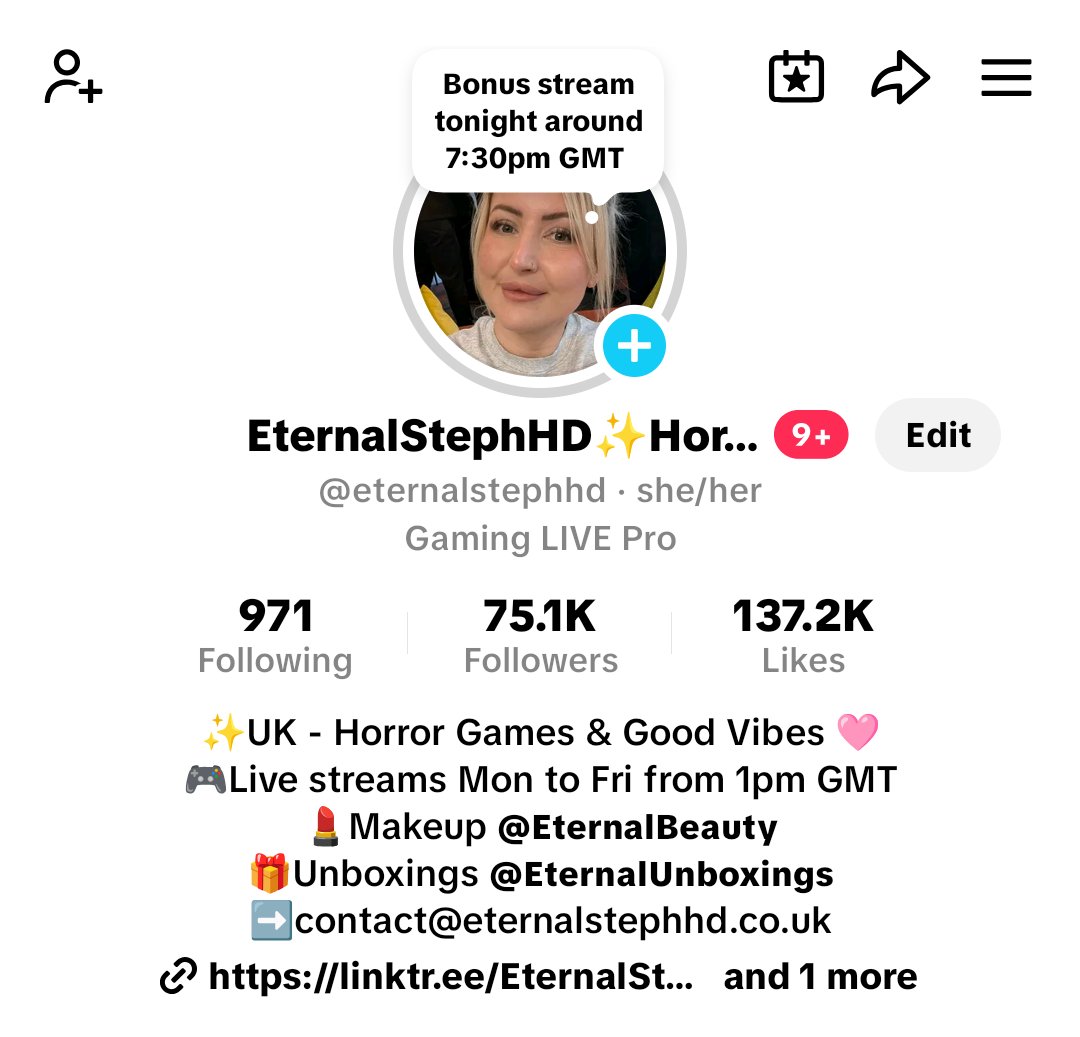 EternalStephHD's tweet photo. I just hit 75k on Tik Tok 🎉 

Brands let's work together!

✨Early access streams, full let's plays
✨I love to do unboxing videos/photos
✨Make up videos 💄
✨TCG/Blind Boxes
✨Events/vlogs

➡️https://t.co/tH1z7zVVKj
📧contact@eternalstephhd.co.uk

Last 28days on Tik Tok ⬇️ https://t.co/2ZibbwChDz