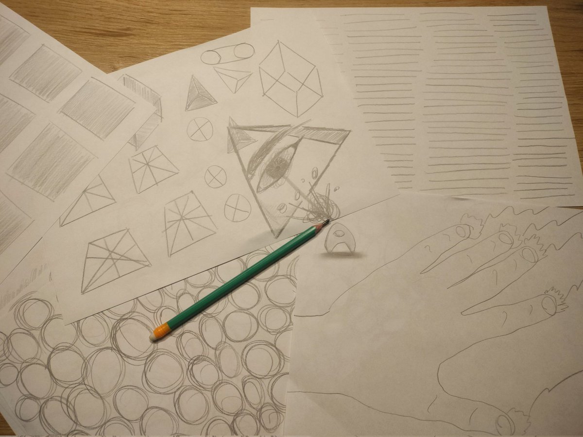 2# Dzień ćwiczeń rysowania. Jak ludzie wytrzymują te ciągłe linię, kreski, kółka, trapezy?