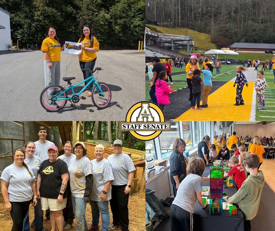AppStaffSenate's tweet photo. Today is Random Acts of Kindness Day! All the good that Staff Senate does — from AppKIDS to advocacy — is possible because staff step up to serve every day.

To learn more about becoming a senator, visit https://t.co/4vg259Q5Qh. Thank you for being kind, Mountaineers! 💛🖤 https://t.co/1wy1VQv3xf