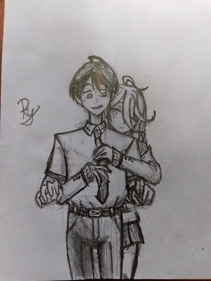 Volvio mi etapa de dibujar ships, por lo que no se sorprendan si ven ships muy randoms xd

Empezando por uno de makeine.
#fanart #ship #makaine #shikiyaxnukumizu