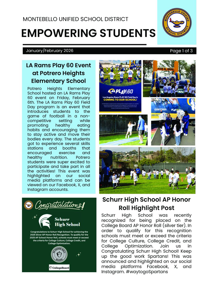 Montebello Unified tweet media