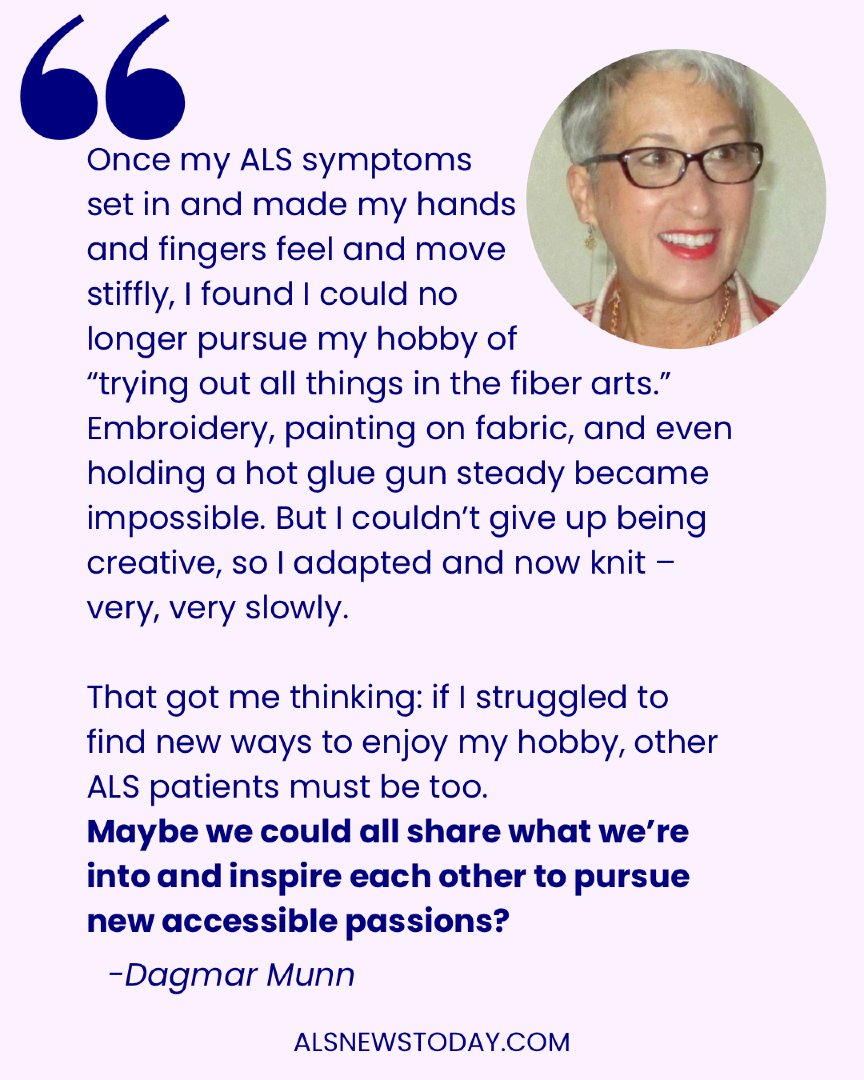 alsnewstoday's tweet photo. Share your accessible hobbies: https://t.co/RkK8RUVEj1
#ALS #LifeWithALS #ALSNewsToday #Bionews https://t.co/DzgpHSTOmB