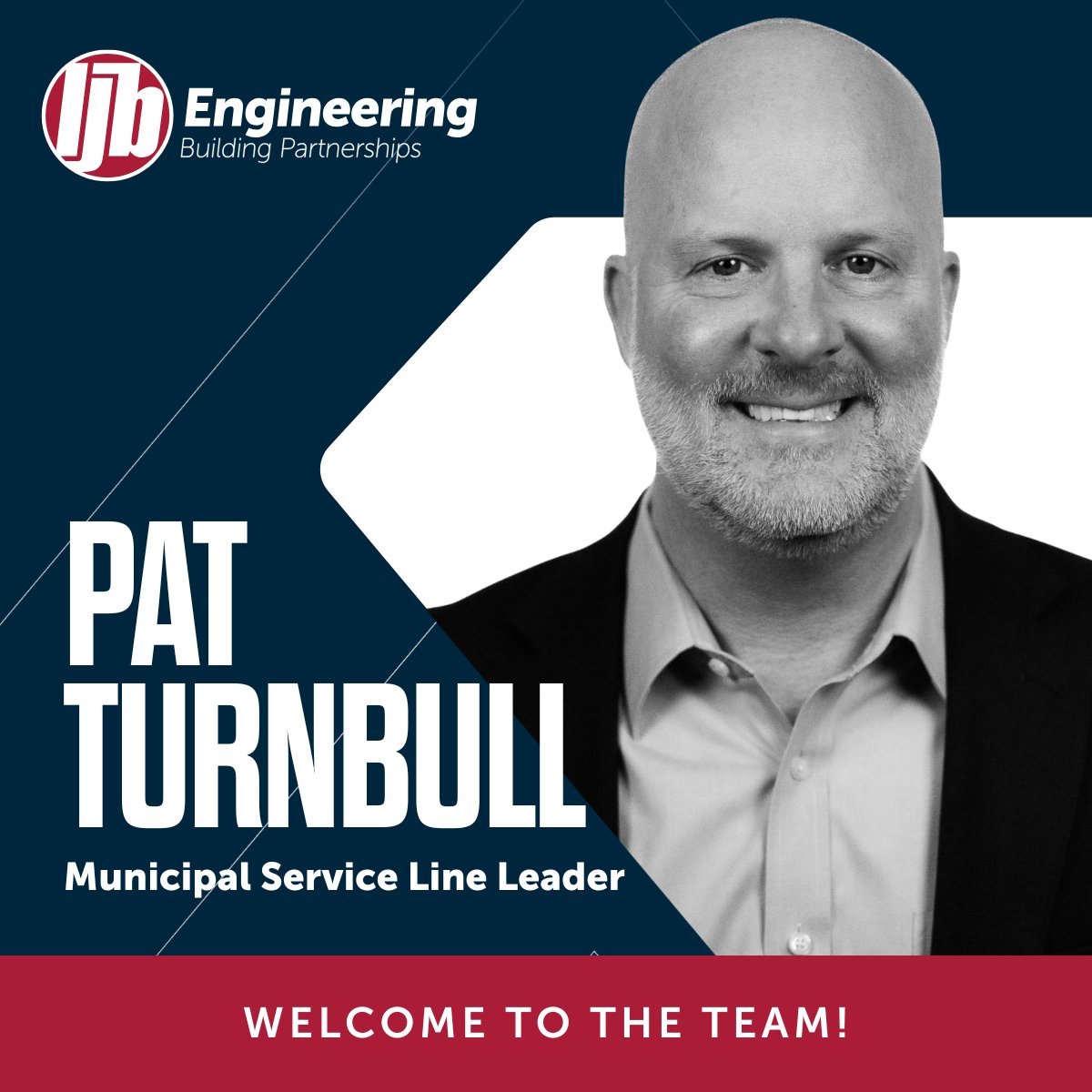 Pat Turnbull, PE, MPA, has joined LJB as its new Municipal Service Line Leader. With 20+ years of experience driving public infrastructure and utility projects, he focuses on solutions that make communities better.

You can learn more about him here: hubs.ly/Q043kVZl0