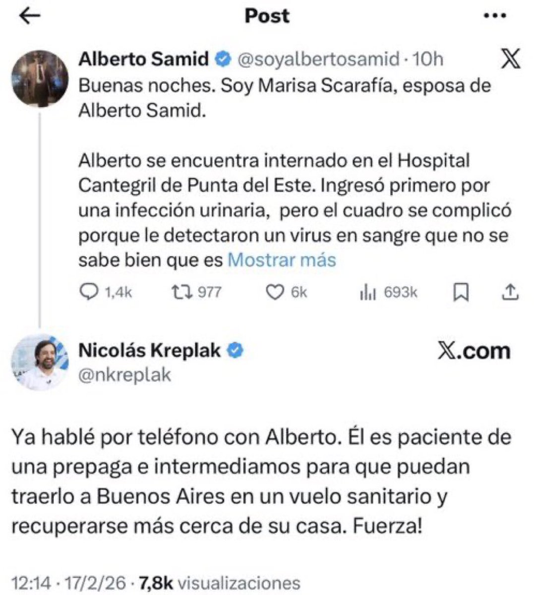 La pregunta es por qué les preocupa tanto que <a href="/soyalbertosamid/">Alberto Samid</a> se enoje... ¿Tendrá algo que contar? #Peronchoseñal