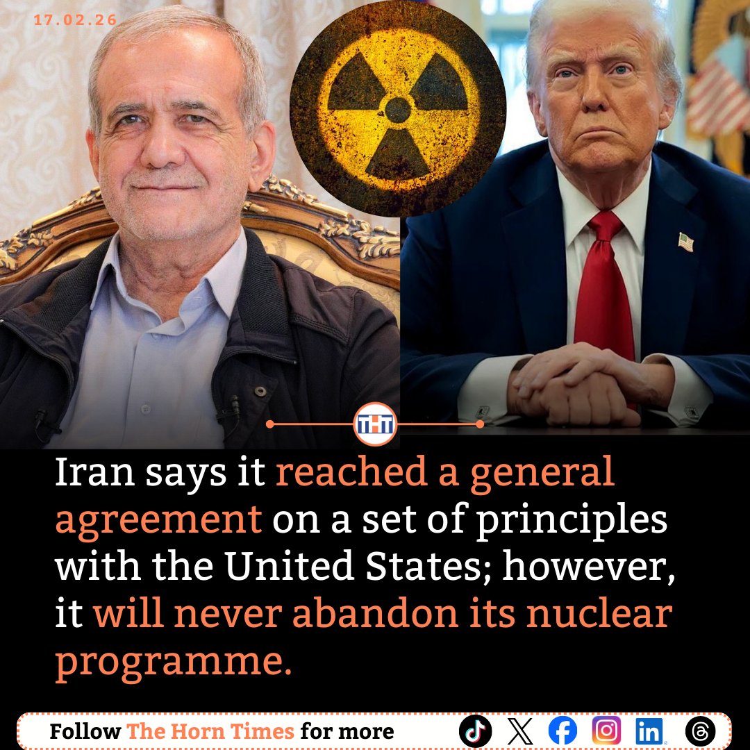 Breaking News | Iran–US | Nuclear Diplomacy

Iran says it has reached a general agreement on guiding principles with the United States during the latest round of indirect nuclear talks in Geneva, laying a framework for continuing negotiations toward a potential deal.

#Iran #USA