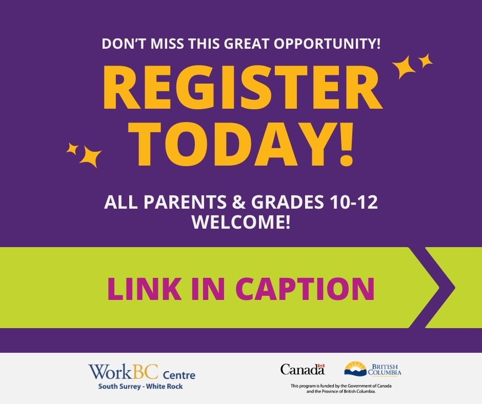 WorkBCSSWR's tweet image. Graduating soon? Uncertain of the future? Let us help you prepare! Join us Tomorrow at 6pm as we talk about the 1 million jobs coming to BC &amp;amp; how youths are primed to take advantage of the future job market!

Don't miss out and be sure to register here ➡️ lockintoyourfuture.eventbrite.ca