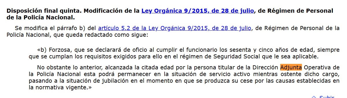 Sobre esto, un recordatorio: el Gobierno utilizó el Decreto Ley 7/2024 (uno de los de la DANA) para prolongar el nombramiento de esta persona.