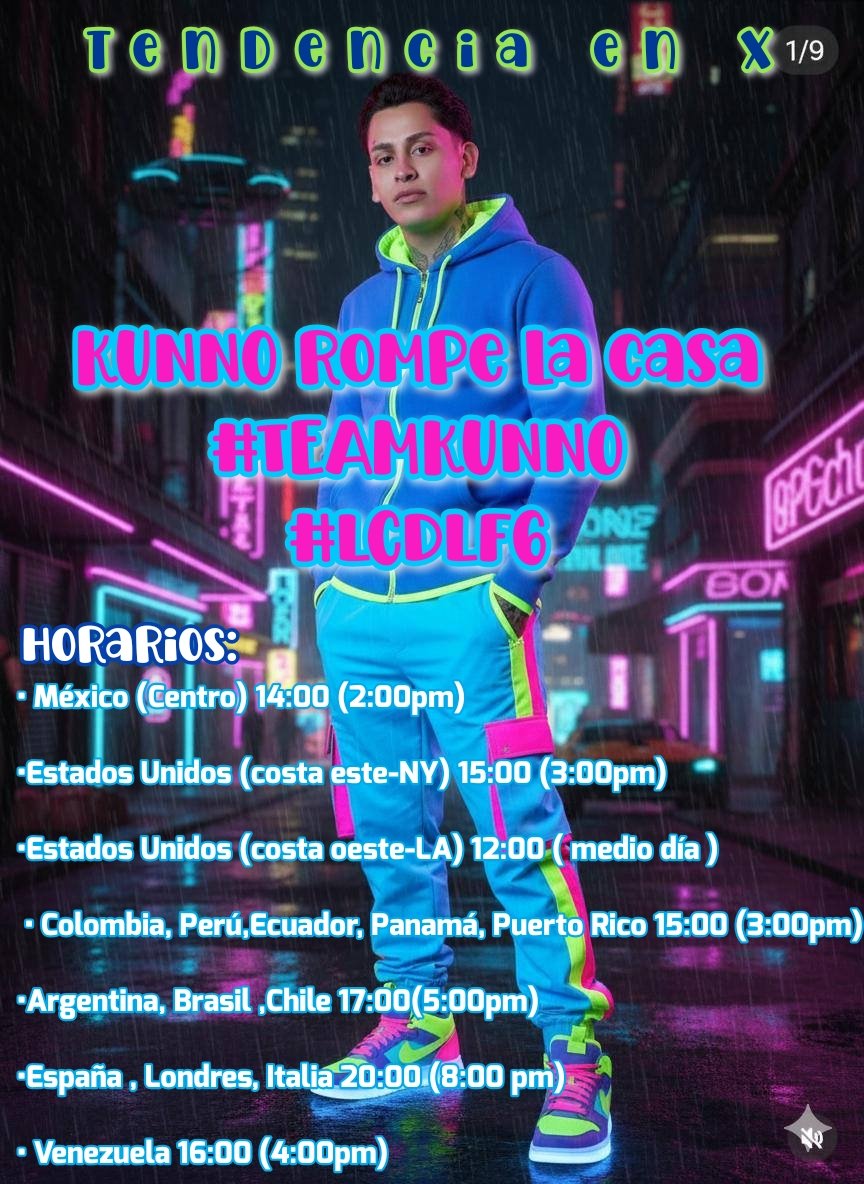 Central_Kunno's tweet photo. Iniciamos con Tendencia Superestrellas, nos leemos a las 2:00 p.m. hora México para darlo con todo. 
KUNNO ROMPE LA CASA
#TeamKunno
#LCDLF6 https://t.co/MqUJGzu7Ee