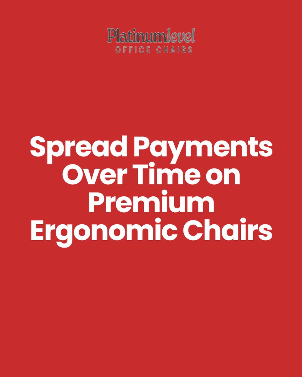 Premium ergonomic chairs with flexible financing. Small business owners can spread payments over time. Free shipping included! #officechair #homeoffice #officefurnituredesign #taskchair #officechairs #chair #chairs #ErgonomicChair