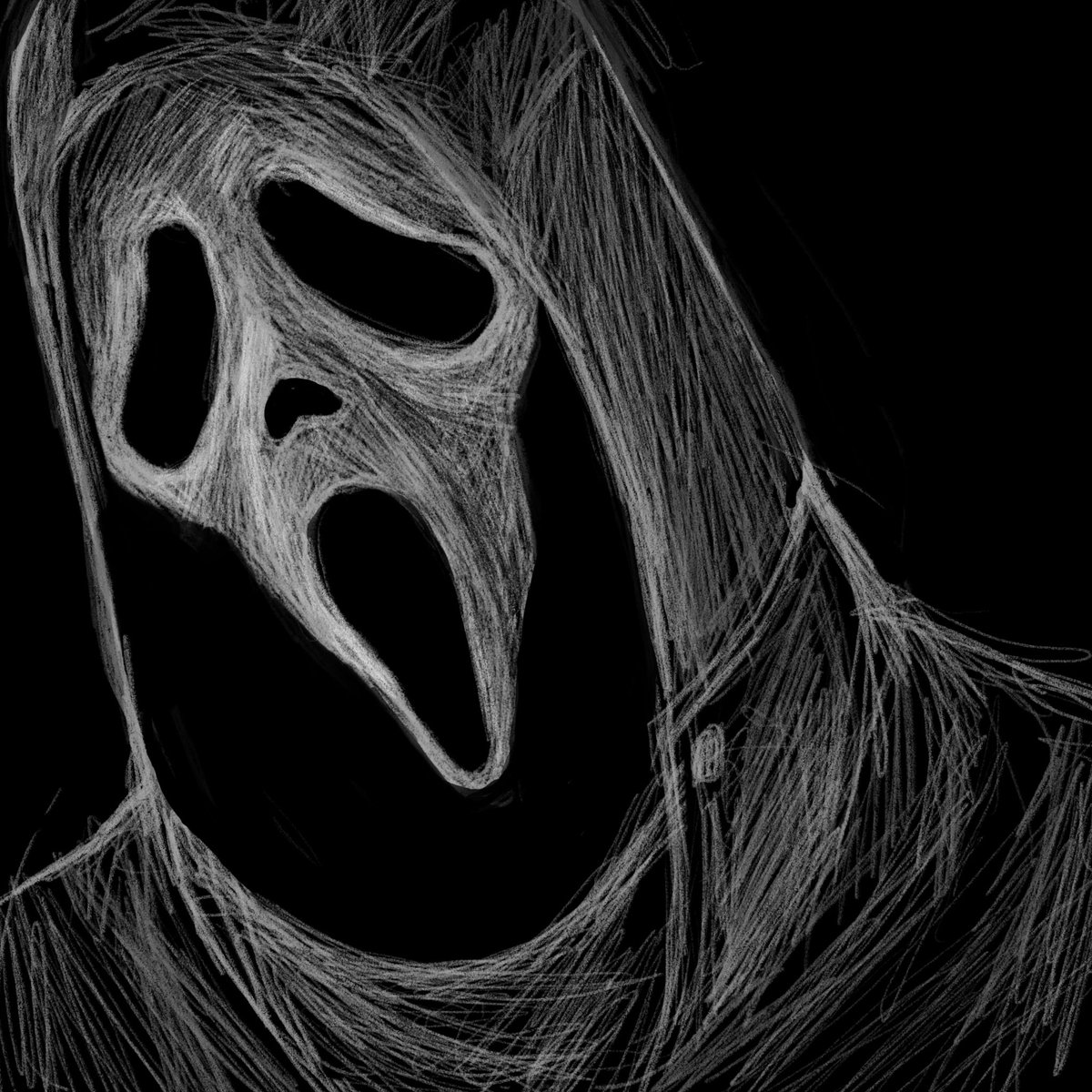 doodled a ghostie during office hours