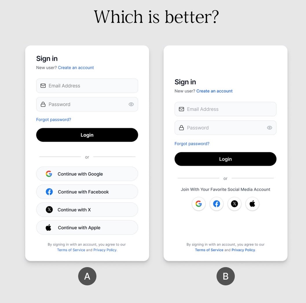 what do you think?

remember less is more