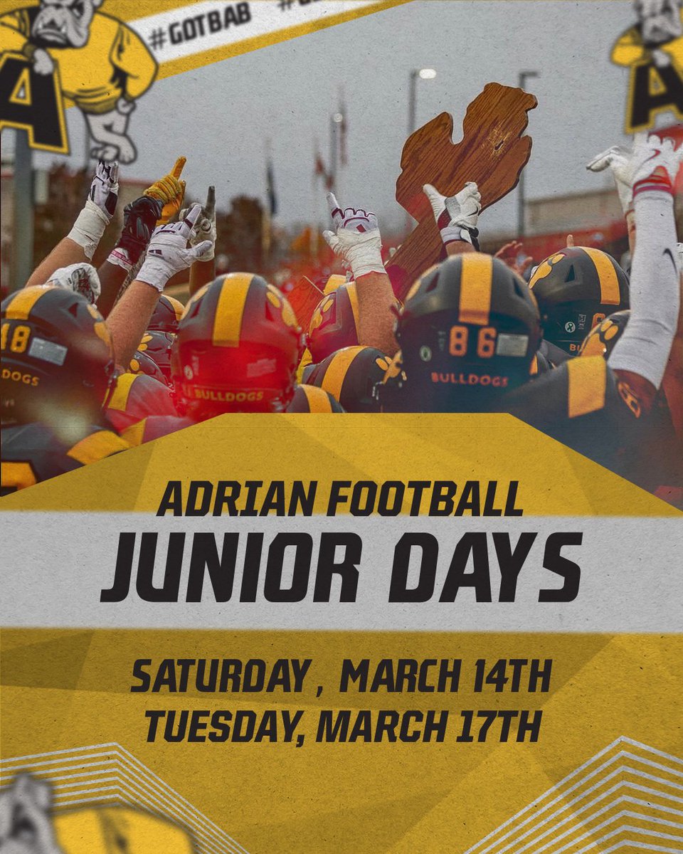 Adrian College Football tweet media