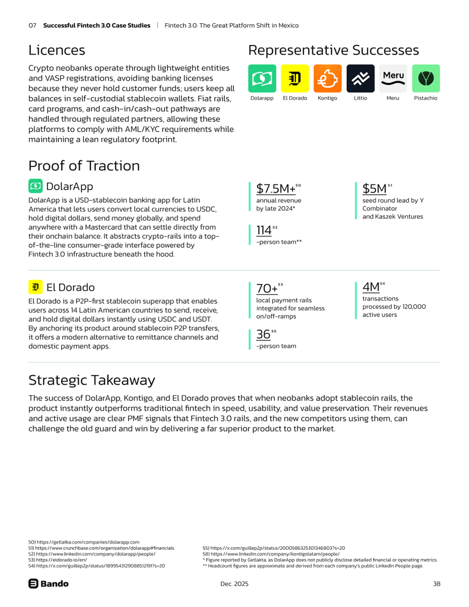BandoCool's tweet image. The most practical way to understand how Fintech 3.0 upgrades financial products is to look at the categories that have already given rise to a new class of competitors. 

Crypto Neobanks, Stablecoin Cards, and Native Web3 Wallets are delivering experiences that traditional