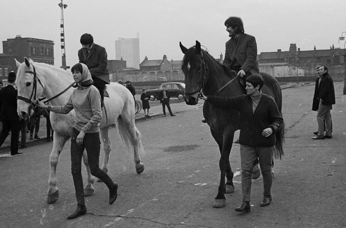 thebeatles's tweet image. Hoofing it, as they say. Happy Year of the Horse.

Photos © Apple Corps Ltd