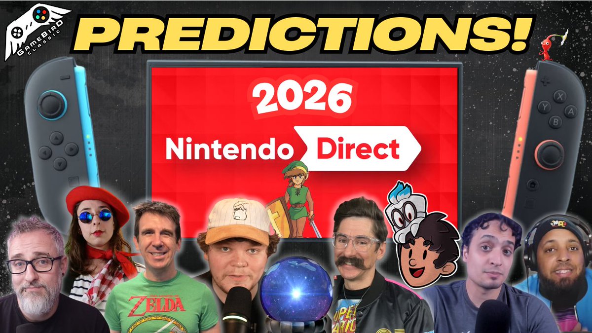 Join me and 8 AMAZING Nintendo creators, as we drop our predictions for the first mainline Nintendo Direct of 2026!
Ft. <a href="/ThunderStashYT/">ThunderStash Gaming ⚡</a> <a href="/BoTalksGames/">BoTalksGames</a> <a href="/AndresRestart/">AndresRestart</a> <a href="/nin10doland/">Nin10doland</a> , <a href="/PaulGaleNetwork/">Paul Gale</a> <a href="/MikeOdysseyYT/">Mike Odyssey</a> <a href="/n64josh/">N64Josh</a>  &amp; <a href="/SkySwordsAlisa/">SkySwordsAlisa</a> 

youtube.com/watch?v=EbPrva…
