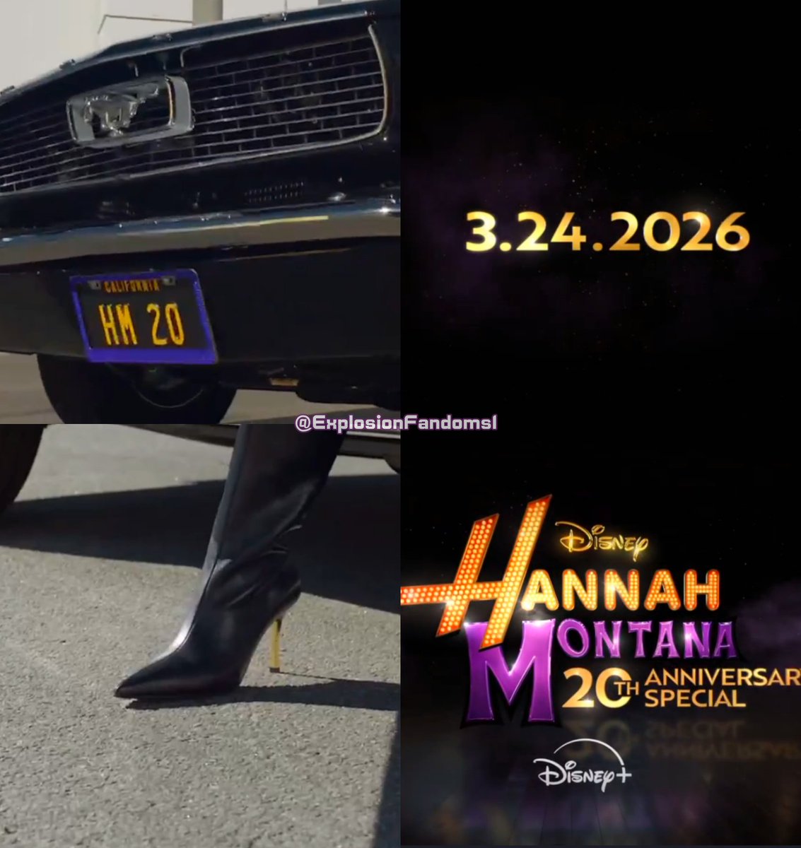 ¡VUELVE HANNAH! 🎤

A través de las redes oficiales de #MileyCyrus, la cantante nos anuncia el regreso de #HannahMontana como parte del 20 aniversario de la serie. El especial saldrá el próximo 24 de marzo a través de #DisneyPlus  👩‍🎤