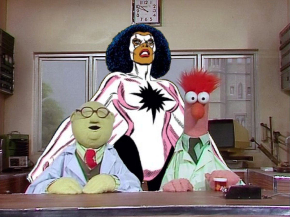 It's The Muppet Show with our very special guest star Captain Marvel!