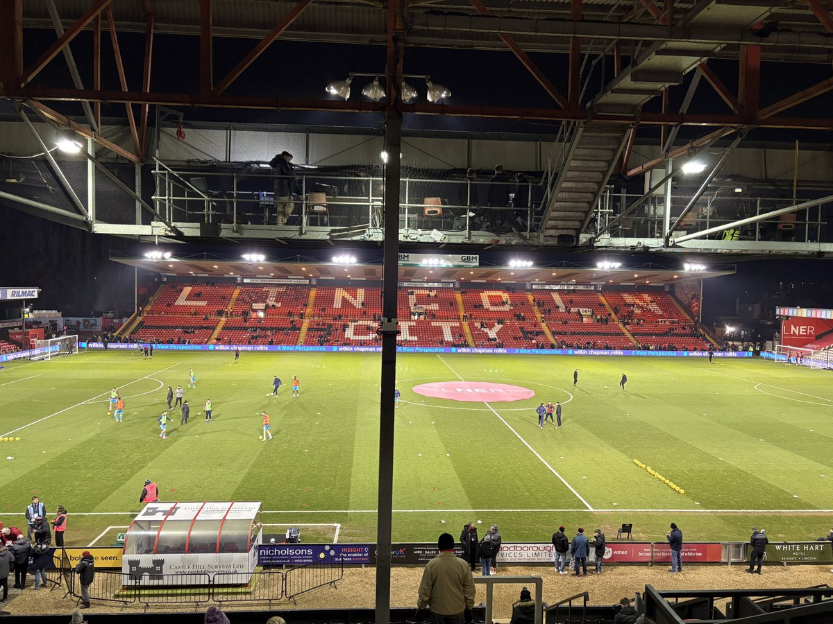 LincSport's tweet photo. 📍We’ve arrived at the LNER Stadium for tonight’s game between The Imps & The Shoe Army!
Live updates to follow.
#WeAreImps || #LINNOR https://t.co/0hksk4VPbk